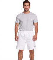 Pack de 3 pantalones cortos de entrenamiento Outfitter OCEAN FABRICS para hombre, pantalones deportivos sostenibles Tahi Match OUT-M-1032-OTW Blanco