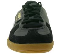 Zapatillas PUMA Palermo con revestimientos de ante, zapatos de piel auténtica con etiqueta lateral Palermo, con cordones 396464 03 Negro/Gris/Blanco