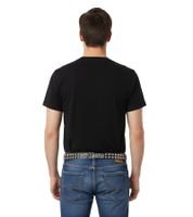 Cinturón punk MISFITS para hombre y mujer con diseño de calavera con tachuelas, negro