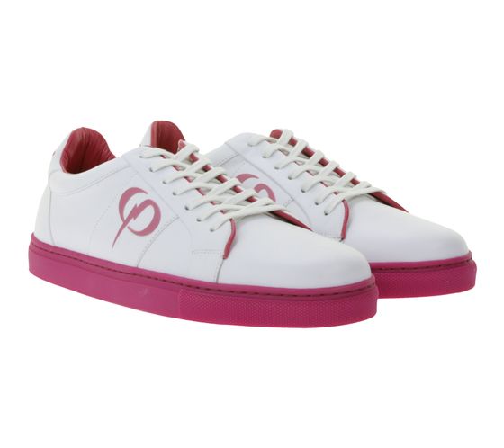Zapatillas PHINOMEN para mujer y niño, fabricadas en Portugal, de piel auténtica, color blanco/rosa