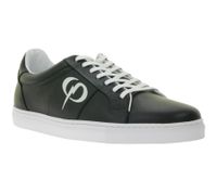 Sneakers PHINOMEN da donna e bambino, realizzate in Portogallo, con solette ammortizzanti, in vera pelle, nero/bianco
