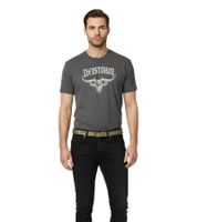 Cinturón Slipknot para mujer u hombre: Elegante cinturón de cuero, informal, marrón