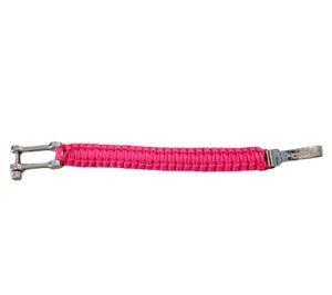 Pulsera de Paracord I-BRACE, Cuerda de Supervivencia Trenzada con Cordón de Paracaídas Resistente al Desgarro, Rosa Pulsera de Paracord I-BRACE, Cuerda de Supervivencia Trenzada con Cordón de Paracaídas Resistente al Desgarro, Rosa
