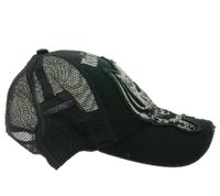 Gorra de camionero Motörhead, gorra de béisbol, gorra de algodón con inserto de malla, producto para fans, TC110380MTR, negro/blanco