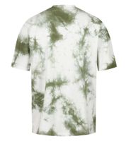 Camiseta RE:COVERED X NFL para hombre con el logo de los Green Bay Packers, cuello redondo de algodón en gris o verde/blanco con efecto tie-dye