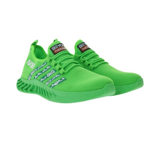 Baskets décontractées homme BEYOND THE RAINBOW avec inscription NASA, chaussures de tous les jours, CSK2043 Vert