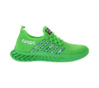 BEYOND THE RAINBOW Men's Casual Sneakers with NASA Lettering, Everyday Shoes, Sneakers CSK2043 Green
