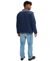 Chaqueta de entretiempo para hombre con detalles acanalados, paquete económico 904745 azul/gris