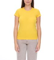 5-pack WORXWEAR Women's T-shirt, fashionable round neck with 180gsm short sleeves, yellow