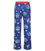 2er Sparpack RE:COVERED X NFL Shield and Stars Loungepants Herren Schlafanzug-Hose mit NFL-Logo Baumwolle Pyjama-Hose RCNFL1401 Blau