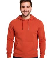 Sudadera con capucha para hombre (2 unidades), jersey básico, jersey moderno de algodón, talla grande, color rojo