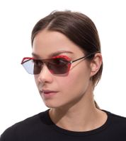 Lunettes de soleil Adidas Femme, Lot de 2, Verres et Branches Rouges, Protection UVA et UVB, Lunettes de Loisirs OR0015 0068U Rouges
