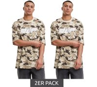 2er Sparpack DEF MERCH Souvenir T-Shirts Camouflage