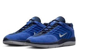 NIKE SB Vertebrae Herren Sneaker mit Retro-Touch Turn-Schuhe Color Blocking Skate-Schuhe FD4691-400 Blau/Grau