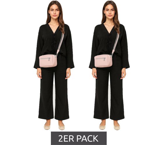 Borsa a mano da donna WOWZILLA con pratici scomparti, borsa a tracolla rosa, borsa da sera alla moda