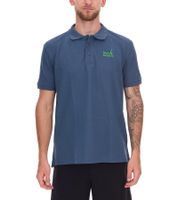 2er Sparpack green SYLT Herren Polo-Shirt Slim Fit Baumwoll-Shirt Kurzarm-Shirt Basic-Shirt 0100-009 Blau