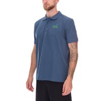 2er Sparpack green SYLT Herren Polo-Shirt Slim Fit Baumwoll-Shirt Kurzarm-Shirt Basic-Shirt 0100-009 Blau