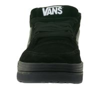 VANS Hylane Herren Sneaker in Veloursleder-Optik Skater-Schuhe mit 3D-Vansstreifen Schnür-Schuhe VN000D1JBKA1 Schwarz