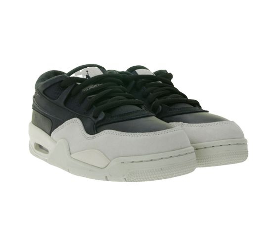 NIKE Air Jordan Air RM 4 Scarpe da ginnastica da donna con ammortizzazione ad aria in vera pelle FQ7938 001 Nero/Bianco