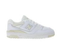 New Balance 550 Sneakers da donna e bambino, in vera pelle con soletta Ortholite, stile retrò, GSB550BK Bianco