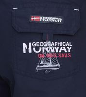 2er Sparpack GEOGRAPHICAL NORWAY Quara Herren Badehose Schwimm-Hose mit Logo-Print Bade-Shorts mit Taschen Schwimm-Shorts 001 Navy