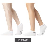 15 Paar umbro Sport Socks Sneaker-Socken für Damen und Herren Strümpfe Oeko-Tex Standard 100 UMG/1/TC5/FX6 Weiß