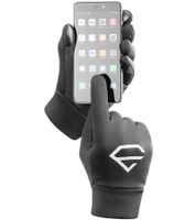 3 pares de guantes de ciclismo EGREGIE para hombre con forro polar, guantes para correr con pantalla táctil para smartphone, guantes deportivos, negros