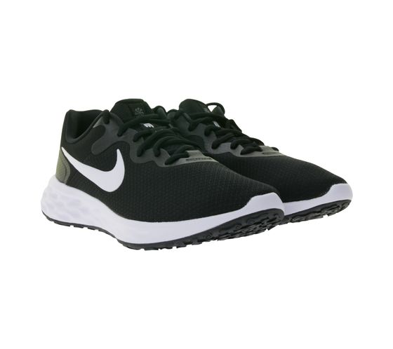 NIKE Revolution 6 Next Nature Herren Lauf-Schuhe nachhaltige Sport-Sneaker mit 10mm Sprengung DC3728 003 Schwarz
