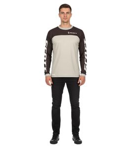 SCOTT Jersey X-Plore Swap Herren Moto-Cross Trikot langärmliges Bike-Shirt mit Stretch-Ripstop-Gewebe 292378 1001 Schwarz/Grau SCOTT Jersey X-Plore Swap Herren Moto-Cross Trikot langärmliges Bike-Shirt mit Stretch-Ripstop-Gewebe 292378 1001 Schwarz/Grau