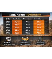 Pantalones de motocross SCOTT X-Plore Swap para hombre, ropa de motorista con zona de rodillas extendida 292379 1007 Negro