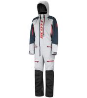 SCOTT DS Shell Dryo Monosuit Men's Winter/Snowmobile One-Piece Suit with DRYOsphere Membrane Motoring in Snow Winter Off-Road Use 273259 6761 White/Navy SCOTT DS Shell Dryo Monosuit Men's Winter/Snowmobile One-Piece Suit with DRYOsphere Membrane Motoring in Snow Winter Off-Road Use 273259 6761 White/Navy