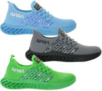 Zapatillas casuales BEYOND THE RAINBOW para hombre con inscripción de la NASA, calzado para el día a día, en gris, azul claro o verde
