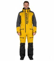 SCOTT DS Shell Dryo Monosuit Men's Winter/Snowmobile One-Piece Suit with DRYOsphere Membrane Snow Motoring Winter Off-Road Use 273259 6770 Yellow/Gray SCOTT DS Shell Dryo Monosuit Men's Winter/Snowmobile One-Piece Suit with DRYOsphere Membrane Snow Motoring Winter Off-Road Use 273259 6770 Yellow/Gray