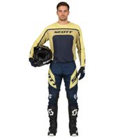 SCOTT Jersey 350 Men's Motocross Jersey, Long-Sleeve Bike Shirt with Ventilation Holes, 285584 7416 Yellow/Black SCOTT Jersey 350 Men's Motocross Jersey, Long-Sleeve Bike Shirt with Ventilation Holes, 285584 7416 Yellow/Black