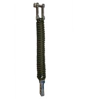 I-BRACE Paracord Armband Survival-Seil zum Armband geflochten aus reißfestem Parachute Cord 550 IB-1025 Grün