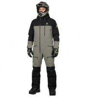 SCOTT Roop Dryo Monosuit Tuta monopezzo invernale/motoslitta da uomo con membrana DRYOsphere per la guida sulla neve e l'uso fuoristrada invernale 278409 7657 Beige-Grigio/Nero