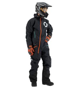 Combinaison monopièce hiver/motoneige SCOTT Back-X Dryo pour homme avec membrane DRYOsphere 2L pour la motoneige et le tout-terrain hivernal 278411 0001 Noir