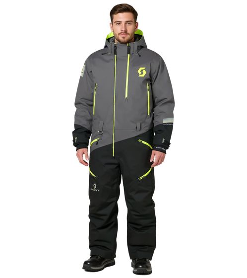 Combinaison monopièce d'hiver/motoneige SCOTT DS-I Dryo pour homme avec membrane DRYOsphere 2L pour la conduite sur neige et le tout-terrain hivernal 292390 3865 Gris/Noir