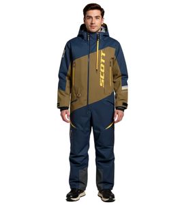 Combinaison monopièce hiver/motoneige SCOTT DS Shell Dryo pour homme avec membrane DRYOsphere 2L pour la motoneige et le tout-terrain hivernal. 292391 7030 Marron/Bleu Combinaison monopièce hiver/motoneige SCOTT DS Shell Dryo pour homme avec membrane DRYOsphere 2L pour la motoneige et le tout-terrain hivernal. 292391 7030 Marron/Bleu