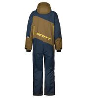 SCOTT DS Shell Dryo Monosuit Herren Winter-/Schneemobil-Einteiler mit DRYOsphere 2L-Membran Motorfahrten im Schnee Winter-Offroad-Einsatz 292391 7030 Braun/Blau