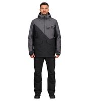 Chaqueta de esquí SCOTT XT Shell Dryo para hombre, chaqueta para moto de nieve, columna de agua de 10.000 mm, chaqueta de snowboard 278413 6760 Gris/Negro Chaqueta de esquí SCOTT XT Shell Dryo para hombre, chaqueta para moto de nieve, columna de agua de 10.000 mm, chaqueta de snowboard 278413 6760 Gris/Negro