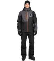 Veste de ski et de motoneige SCOTT XT Move Dryoo pour homme, imperméable à 10 000 mm d'eau, 273260 6373 Gris/Noir