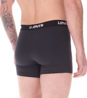 14-pack of LEVI'S men's cotton boxer shorts with colorful accents on the waistband, in a gift box 701225625 001 Black/Green/Blue/Red