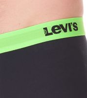 14-pack of LEVI'S men's cotton boxer shorts with colorful accents on the waistband, in a gift box 701225625 001 Black/Green/Blue/Red