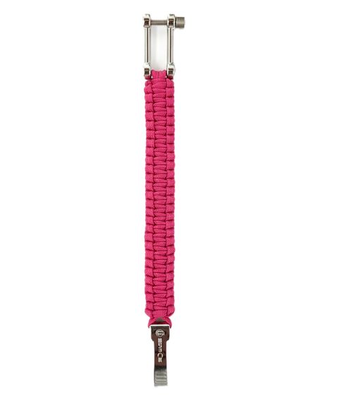 I-BRACE Paracord Armband Survival-Seil zum Armband geflochten aus reißfestem Parachute Pink