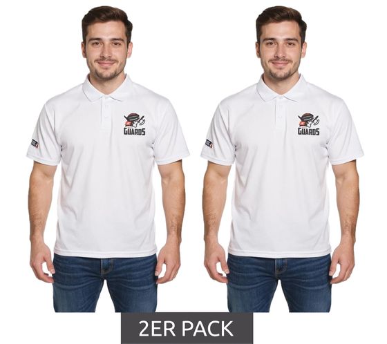 Polos ELF Helvetic Guards, Blanc éclatant, lot de 2