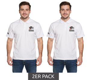 2er Sparpack European League Of Football Helvetic Guards PoloShirts leuchtend weiß