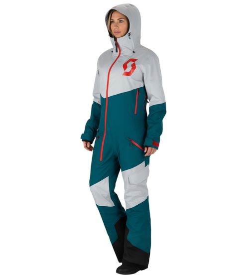 SCOTT Back-X Dryo Damen Winter-/Schneemobil-Einteiler mit atmungsaktives Mesh-Futter Motorfahrten im Schnee Winter-Offroad-Einsatz 274820 6773 Blau/Grau SCOTT Back-X Dryo Damen Winter-/Schneemobil-Einteiler mit atmungsaktives Mesh-Futter Motorfahrten im Schnee Winter-Offroad-Einsatz 274820 6773 Blau/Grau