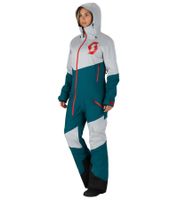SCOTT Back-X Dryo Damen Winter-/Schneemobil-Einteiler mit atmungsaktives Mesh-Futter Motorfahrten im Schnee Winter-Offroad-Einsatz 274820 6773 Blau/Grau SCOTT Back-X Dryo Damen Winter-/Schneemobil-Einteiler mit atmungsaktives Mesh-Futter Motorfahrten im Schnee Winter-Offroad-Einsatz 274820 6773 Blau/Grau