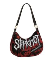 3-Pack Slipknot Metal Band Shoulder Bag, Stylish Shopping Bag, Fan Merchandise LB111185SLPO, Black/Red/White
